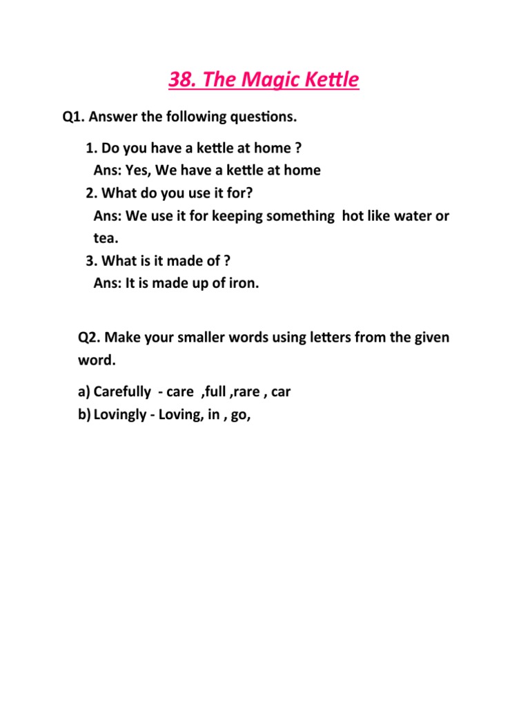 The Magic Kettle PDF