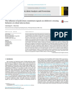 The Influence of Pedestrian Countdown Signals On Children's Crossing Behavior at School Intersections