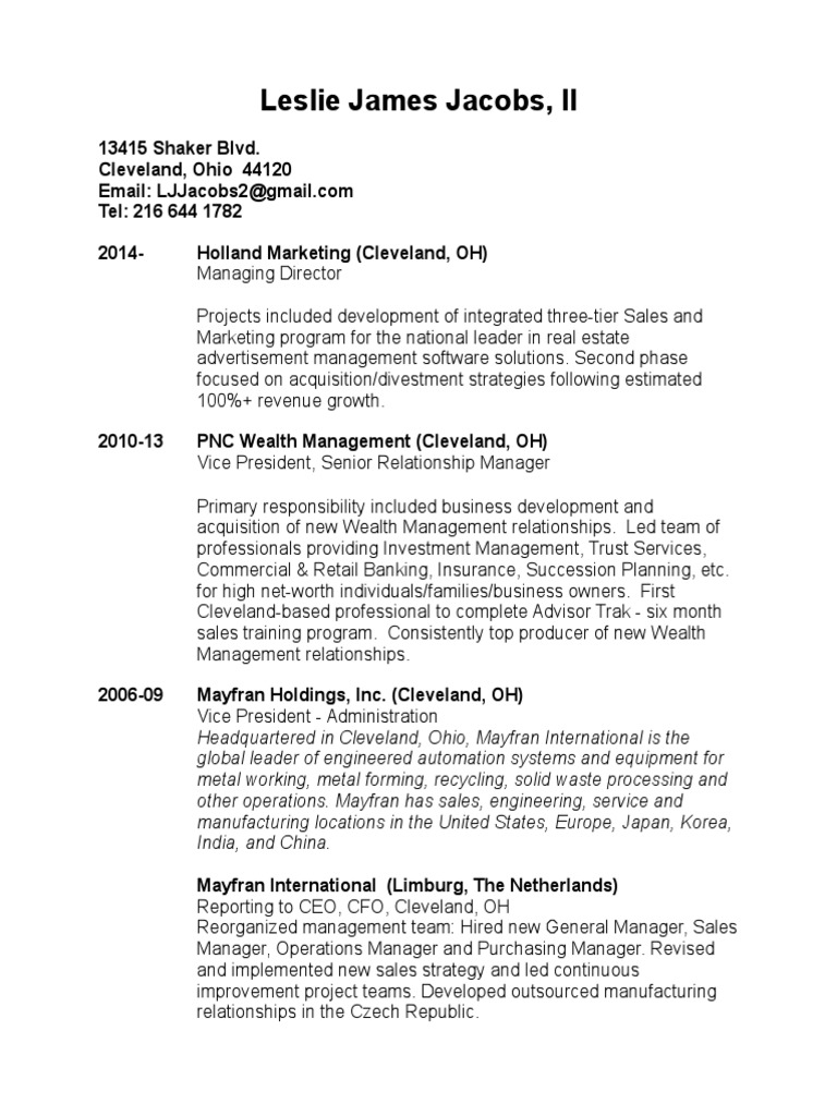 Ljjii Resume | PDF | Pnc Financial Services | Finance & Money Management