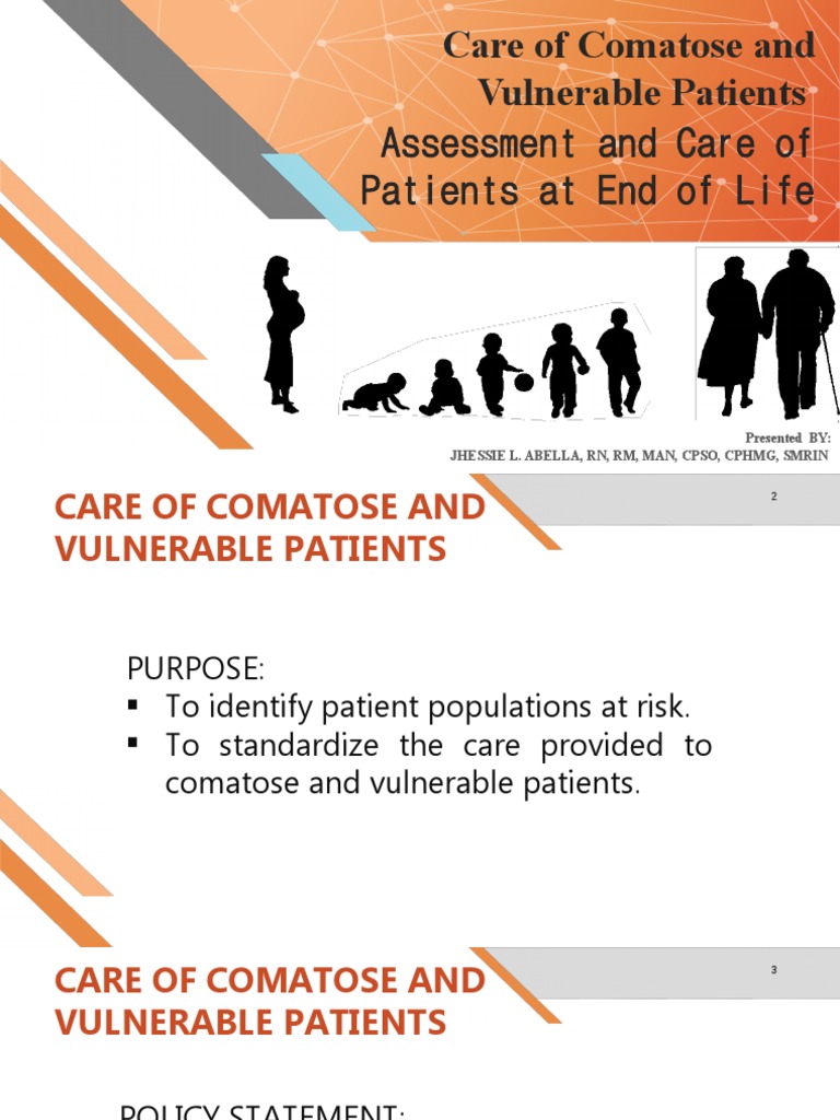 Care of Comatose and Vulnerable Patients PDF Coma Terminal Illness