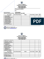 Attendance Sheet Work Immersion Sy2021-22