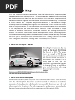 A. Internet of Things: 1. Smart Self Driving Car "Waymo"