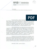 Parecer CCR - Transação Penal Não Pode Ser Alterada Pelo Juiz