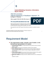 Chapter 6 - Requirement Modeling or Analysis Modeling