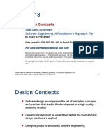 Design Concepts: Software Engineering: A Practitioner's Approach, 7/e