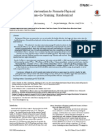 Activity Monitor Intervention To Promote Physical Activity of Physicians-In-Training: Randomized Controlled Trial