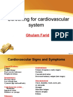 Screening For Cardiovascular System