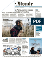 Le Monde Du Jeudi 31 Décembre 2015