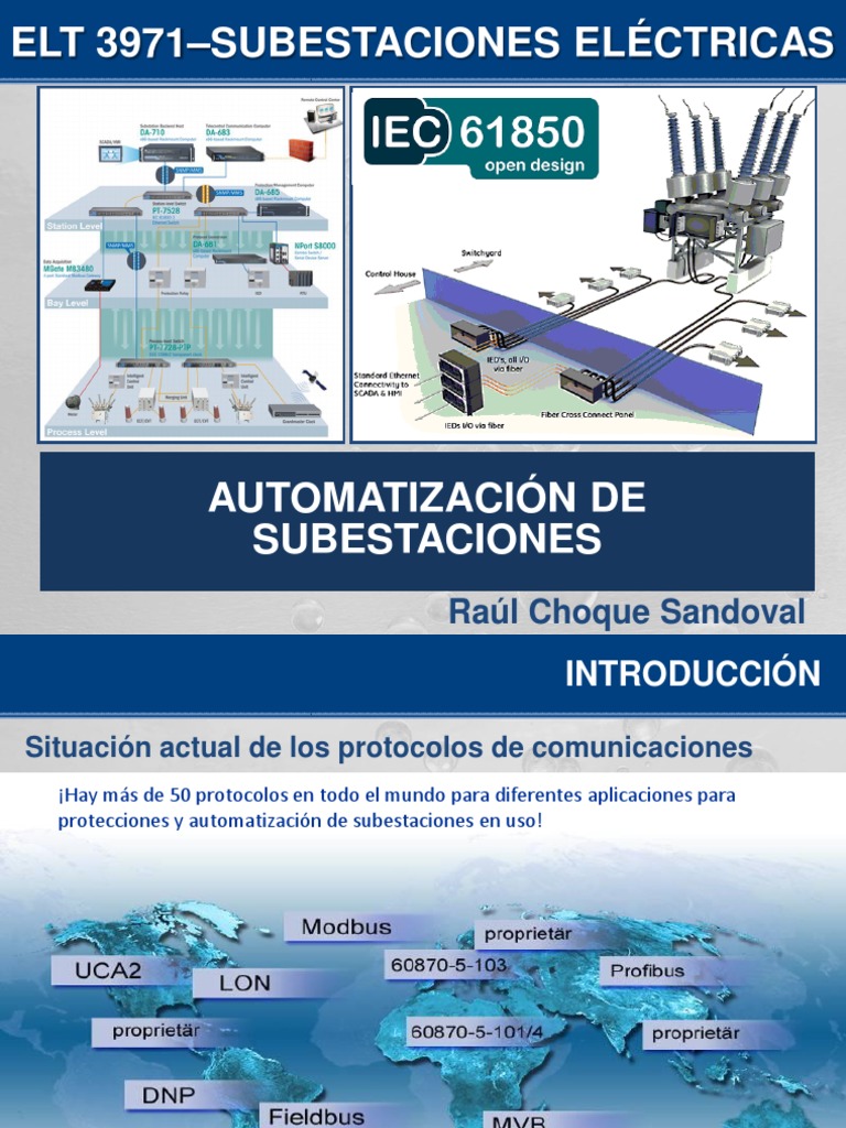 Automatización de Subestaciones IEC 61850 | PDF | Conmutador de red ...