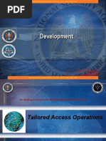 Development: Derived From: NSA/CSSM 1-52 Dated: 20070108 Declassify On: 20360401