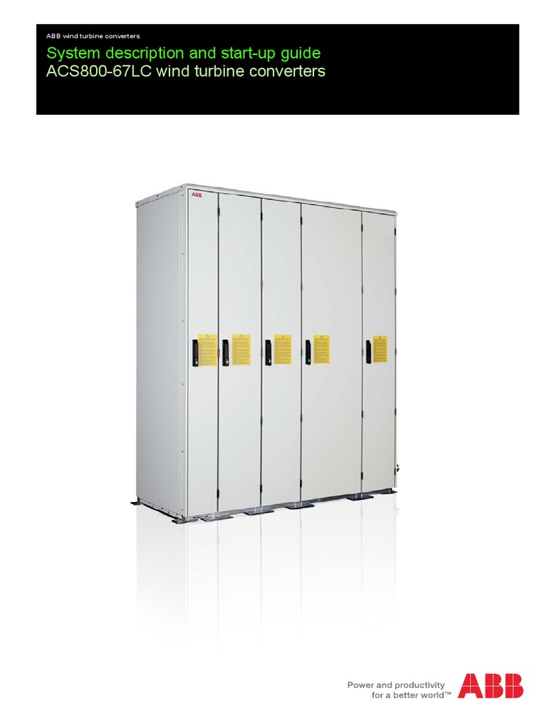 ACS800-67LC Wind Turbine Guide | PDF | Electric Generator | Power ...