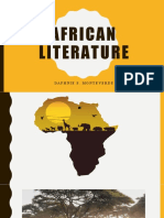 African Literature: Daphnie S. Monteverde