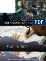 Art Apreciation History of Arts