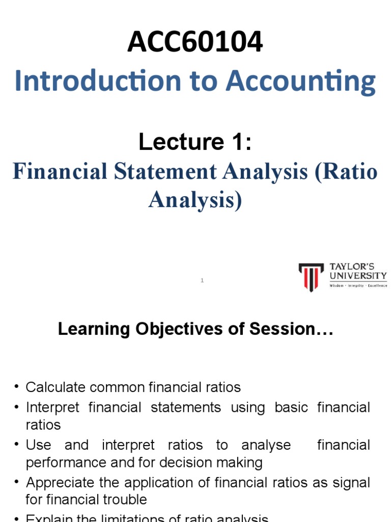 Financial Statement Ratio Analysis Guide | PDF | Dividend | Investing