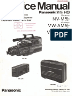 Panasonic Nv-m5 SM