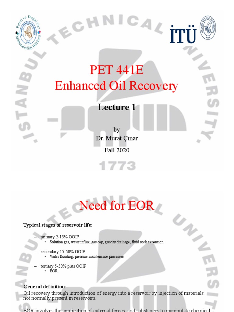 Understanding Enhanced Oil Recovery (EOR) | PDF | Enhanced Oil Recovery ...