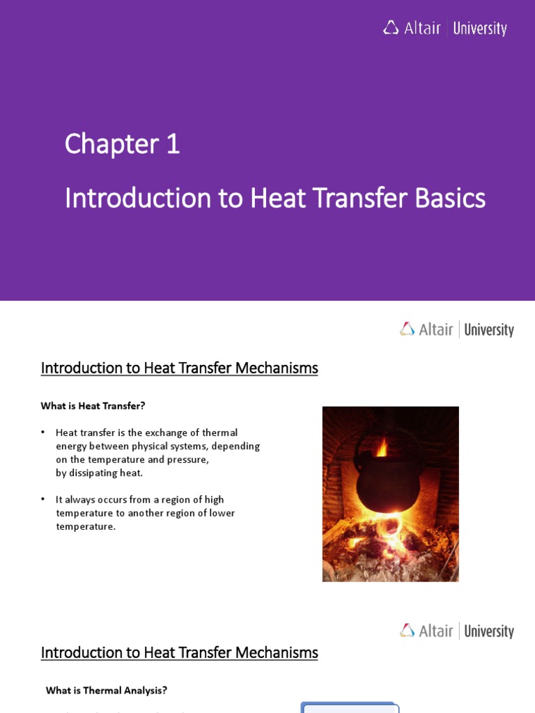 Heat Transfer Analysis Fundamentals | PDF | Heat Transfer | Thermal ...
