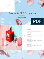 Cosmetic PPT Templates: Reporter:XXX