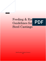 Feeding & Risering Guidelines For Steel Castings: Steel Founders' Society of America 2001