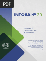 Intosai-P: Principles of Transparency and Accountability