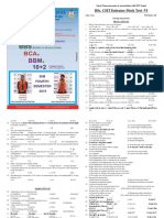 Bsc. Csit Entrance Mock Test - Vi: Saral Notes Presents in Association With Iit Nepal