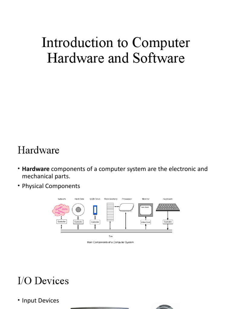 Computer Hardware and Software | PDF