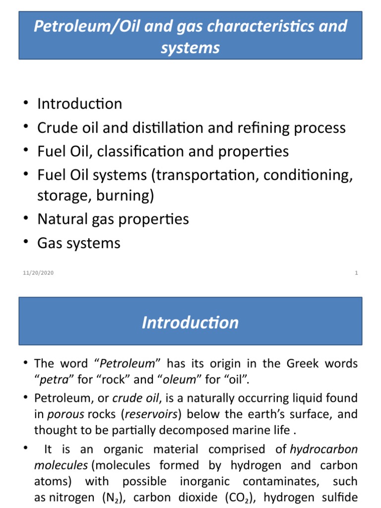 Petroleum and Gas Systems Overview | PDF | Petroleum | Distillation