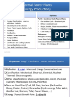 Thermal Power Plants Syllabus