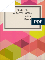 RECEITAS - Autores - Camila Letícia Paula