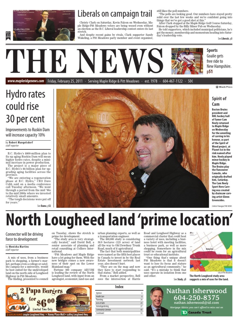 Maple Ridge Pitt Meadows News - February 25, 2011 Online Edition | PDF |  British Columbia