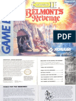 Castlevania II - Belmonts Revenge - Manual - GB