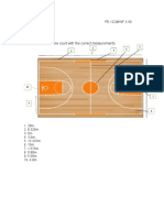 Application: 1. Complete The Court With The Correct Measurements