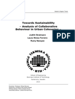 Master's Thesis on Cohousing Sustainability