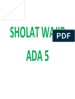 Sholat Wajib