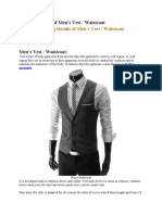 Drafting Men's Vest