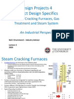 Design Projects 4 Project Design Specifics: Steam Cracking Furnaces, Gas Treatment and Steam System