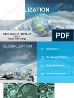 Globalization: Kris John P. Silvano