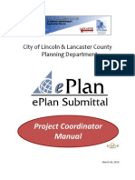 Project Coordinator Manual: City of Lincoln & Lancaster County Planning Department