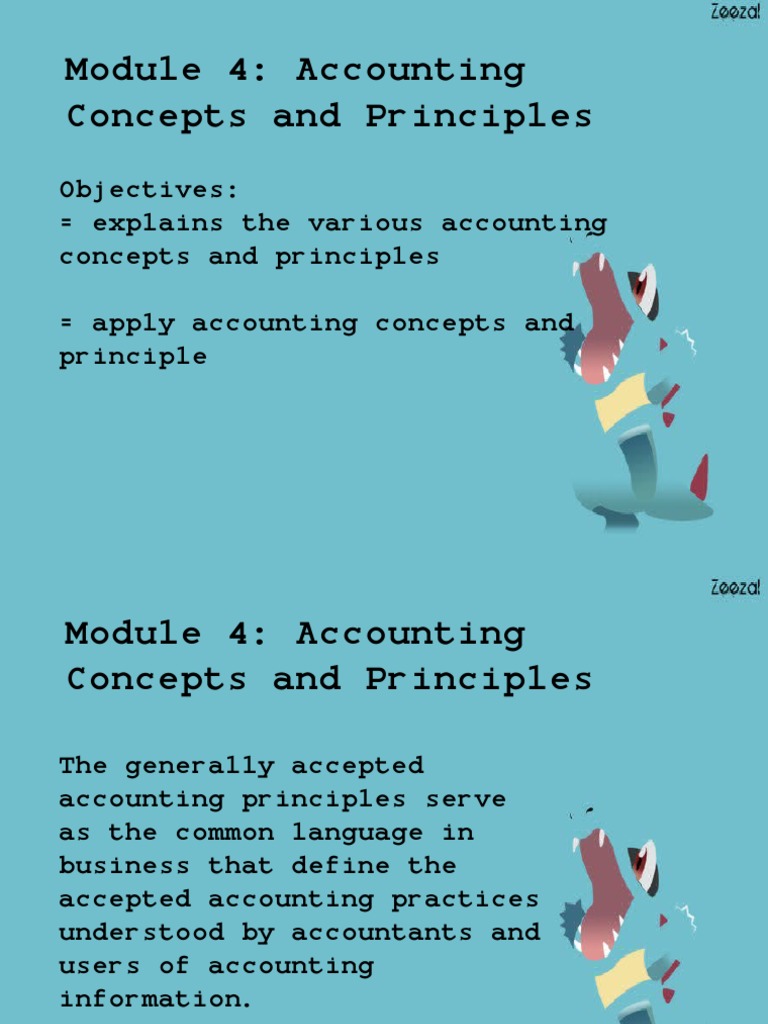 Accounting Principle Pdf Revenue Going Concern