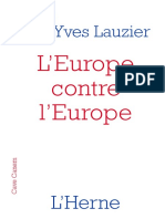 L'Europe contre l'Europe - Général Jean-Yves Lauzier