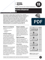 Planning For Excreta Disposal in Emergencies: Technical Notes On Drinking-Water, Sanitation and Hygiene in Emergencies