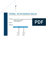 1 Funciones Matemáticas - Ejercicios