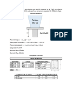 CHEQUEO DE COLUMNA PARA TANQUE 250 KG