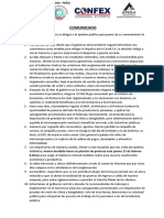 Comunicado de Empresarios de Gamarra Tras Extenderse La Cuarentena