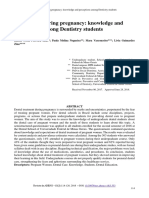 Dental Care During Pregnancy: Knowledge and Perceptions Among Dentistry Students