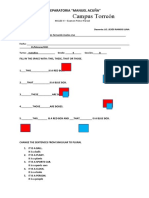 Examen Ingles 4 - Primer Parcial Contestado