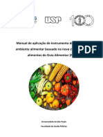 Manual de Aplicação de Instrumento de Auditoria Do Ambiente Alimentar Baseado Na Nova Classificação de Alimentos Do Guia Alimentar