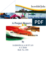 A Project Report On: Saboowala Sufyan S.Y.Bms Roll. No. 690