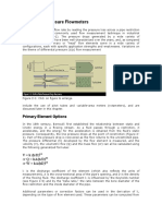 Differential Pressure Flowmeters - Teoría