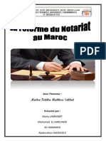 Complet La Reforme Du Notariat Au Maroc Converted 1